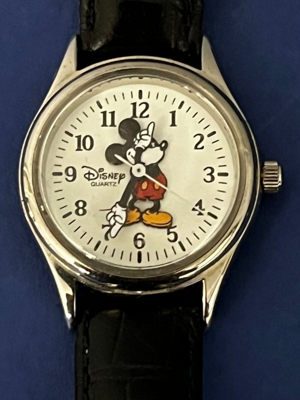 Vintage Disney Mickey Mouse Lorus Ladies Watch Glove Hands new battery